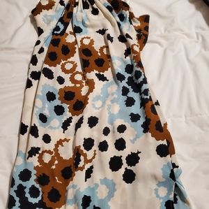 DVF silk halter dress